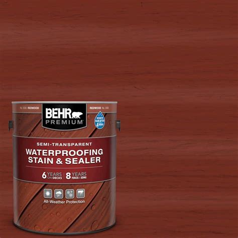 Behr Premium Gal St Redwood Semi Transparent Waterproofing