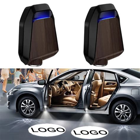 2PCS Universal Wireless Led Car Door Welcome Laser Projector Logo Ghost