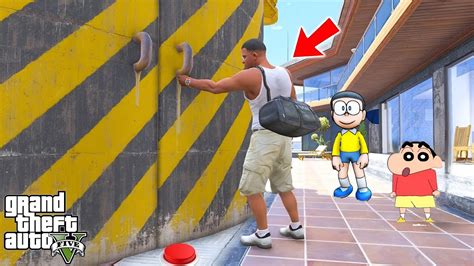 Shinchan And Franklin Found Biggest Bunker Inside Franklin S House In