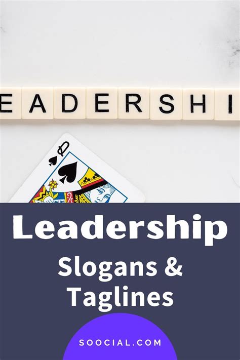 633 Leadership Slogans And Taglines To Conquer The World