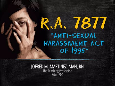 Ra 7877 Sexual Harassment Act Ppt Free Download