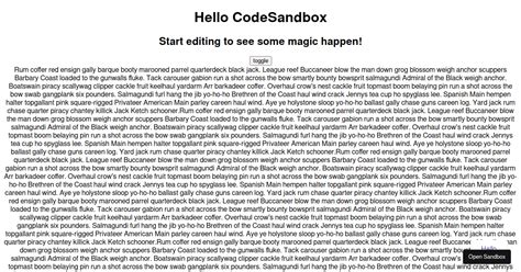 React Ts Codesandbox