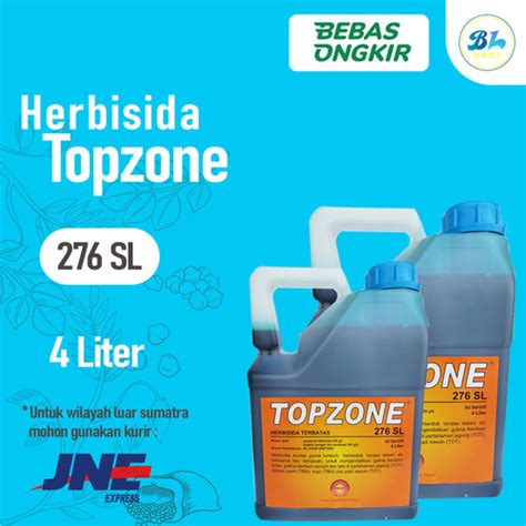 Jual Herbisida Topzone 276 SL 4 Liter Racun Pembasmi Rumput Dan Gulma