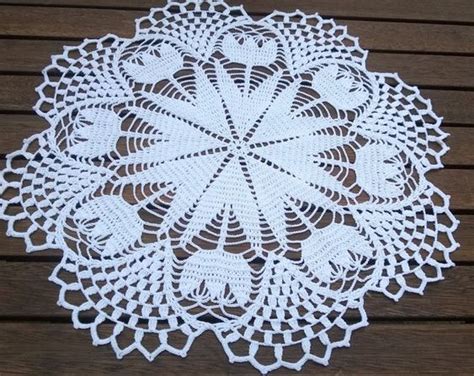 Free Crochet Tulip Doily Pattern Weave Crochet