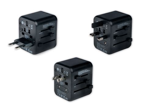 Verbatim 2 Port USB A Universal Travel Adapter