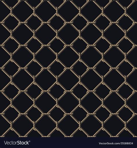rope net seamless pattern brush royalty  vector image
