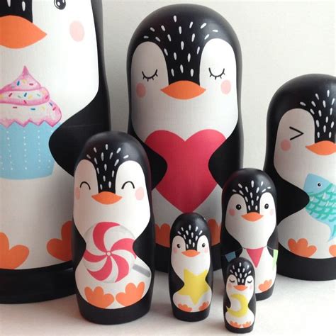 Зверята | Nesting dolls diy, Dolls handmade, Nesting dolls art