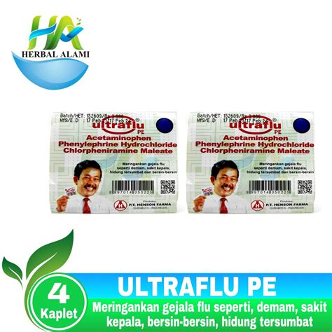 Jual Ultraflu Pe Isi Tablet Obat Flu Sakit Kepala Demam Indonesia