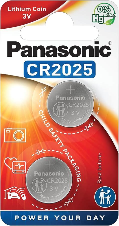 Cr Batterie Panasonic V Litio Pile Elettro Led