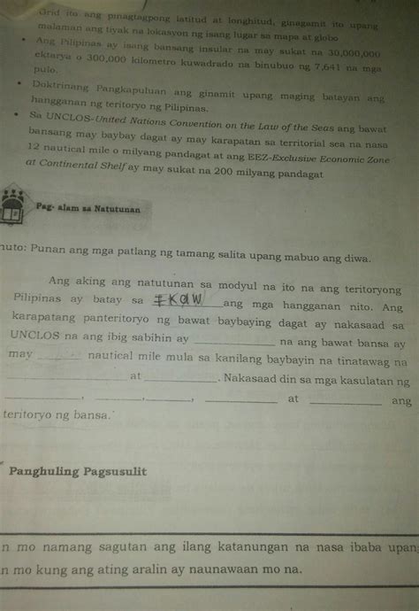 Pa Answer Naman Po Nito Kailangan Ko Na Po Ngayon Plss Po Paki Sagot