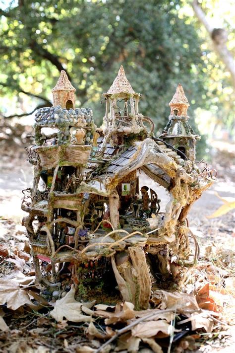 The Fairy Castle Amazing Forest House Tall Etsy Fairy Garden