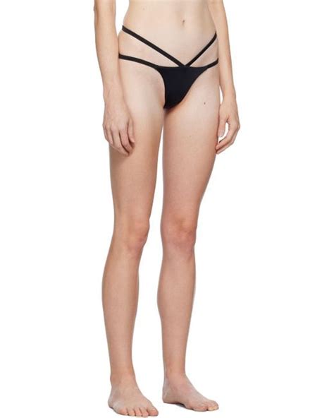 Versace Black Medusa Bikini Bottoms Lyst