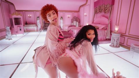 Nicki Minaj And Ice Spice Sit Pretty In Pink In New Music Video