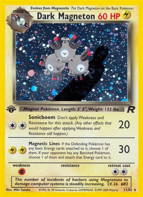 Dark Magneton Team Rocket Pokemon