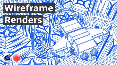 Wireframes Cinema D Redshift Tutorial Youtube