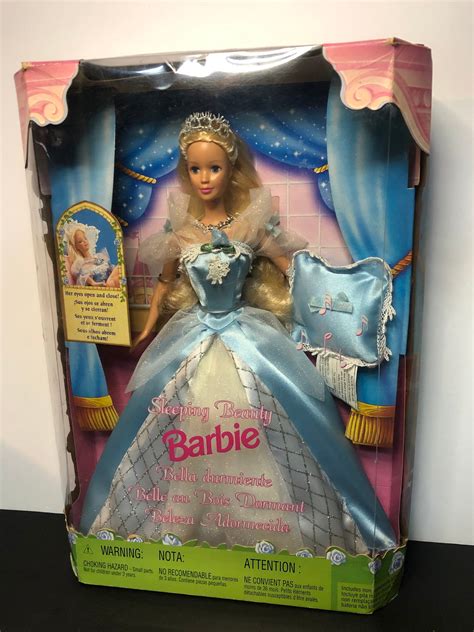 90s Barbie Sleeping Beauty Mattel New In Box Etsy