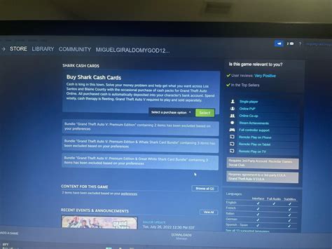 Trouble buying GTA V on steam : r/GTA