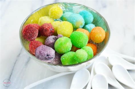 Rainbow Jello Frosted Grapes Recipe - Must Have Mom