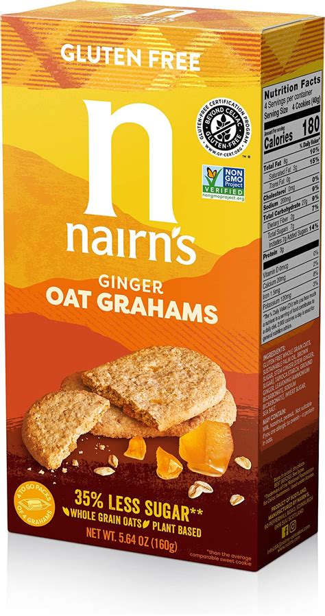 Amazon Nairns Dark Chocolate Chip Oat Cookies Ounce Pack Of