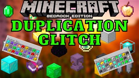 Simple Duplication Glitch For Minecraft Bedrock Edition On Mcpe Switch