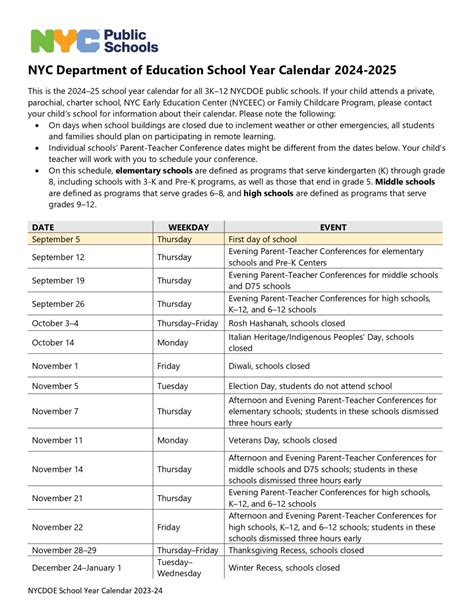 Nyc School Calendar Arturo W Honore