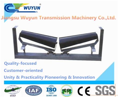 Taper Self Aligning Conveyor Roller Steel Idler Roller For Belt