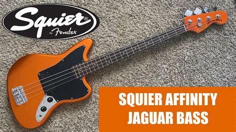 Squier Affinity Jaguar Bass H Demo YouTube