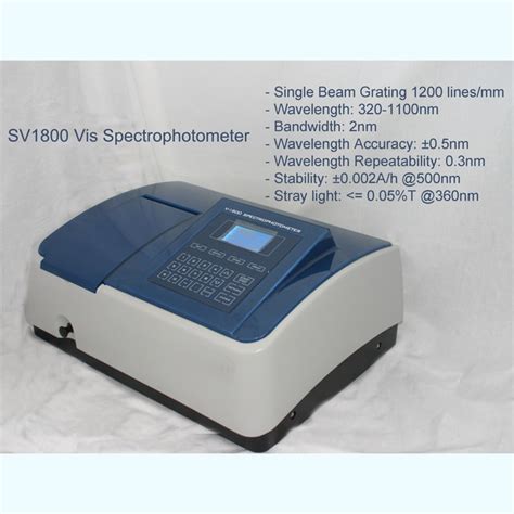 Azzota Corp Single Beam Scanning Uv Vis Spectrophotometer