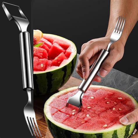 Upgrade In Stainless Steel Fruit Cutter Head Watermelon Cutter