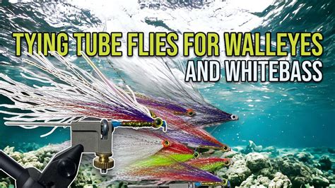 Tying Tube Flies For Whitebass And Walleyes Midwest North Dakota