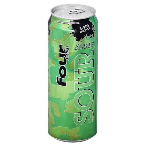 Four Loko Malt Beverage Premium Apple Sour 23 5 Fl Oz Instacart