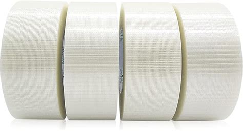 Amazon BOMEI PACK 4Rolls Bi Directional Filament Tape Fiberglass