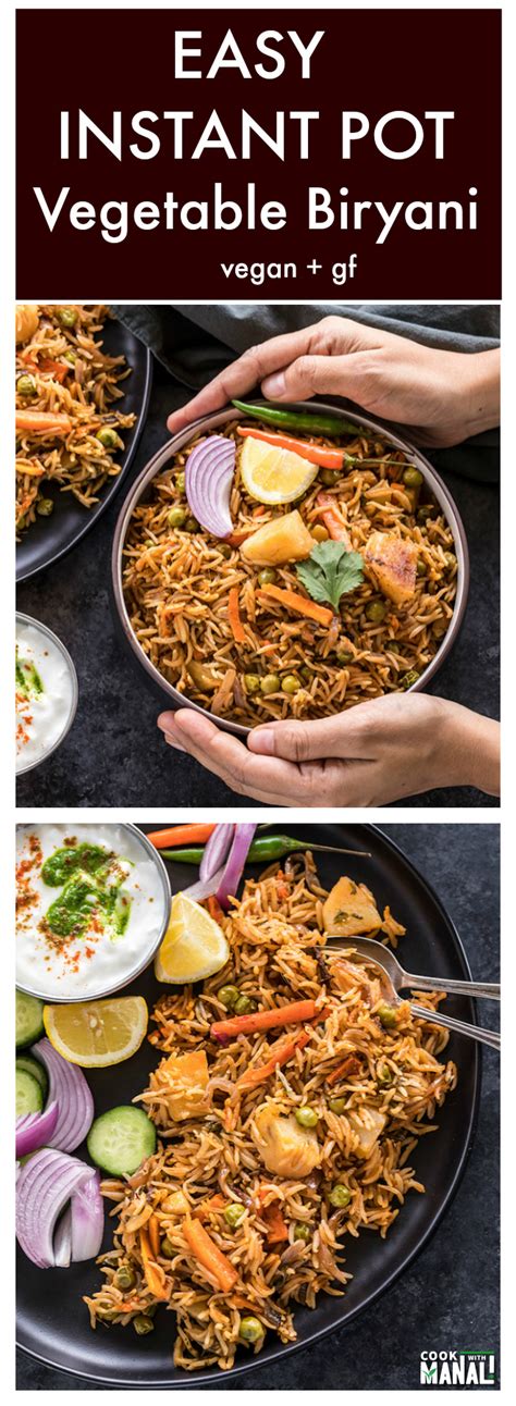 Easy Instant Pot Vegetable Biryani - Cook With Manali