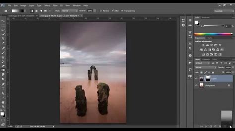 Sky Replacement Tutorial In Photoshop Using The Gradient Tool Youtube