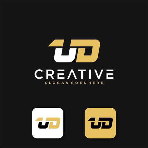 Premium Vector Monogram Letter Ud Logo Design