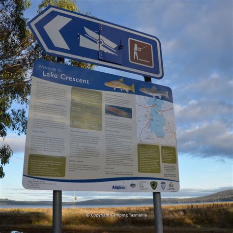 Lake Crescent Camping - Free Camping Tasmania Map Guide