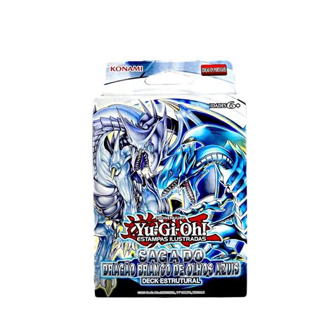 Yugioh Deck Estrutural Saga Do Drag O Branco De Olhos Azuis Shopee