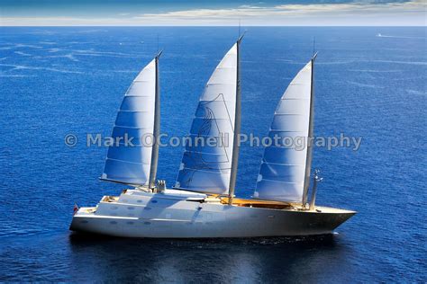 Mark O Connell Photography Luftaufnahme Sailing Yacht A Segelt