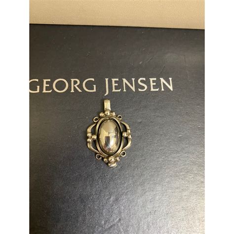 Georg Jensen喬治傑生1989首刻年度銀石項鍊 蝦皮購物