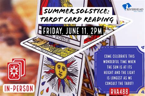 Jun 11 Summer Solstice Tarot Card Reading Riverhead Ny Patch