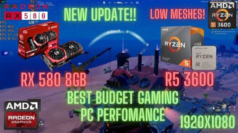 Rx Ryzen Fortnite Ranked Fps Benchmark Test Performance