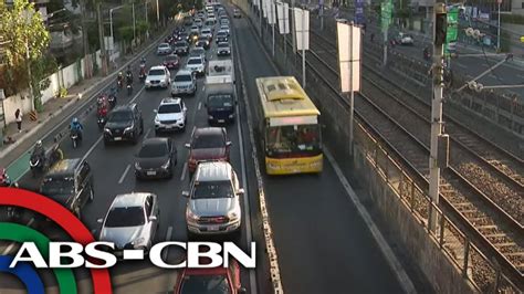 Traffic Situation On Edsa Orense Abs Cbn News Youtube