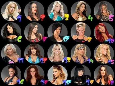 Maryse Nikki Kellykelly Kaitlyn Kharma Maxine Aj Vickie Guerrero Cherry