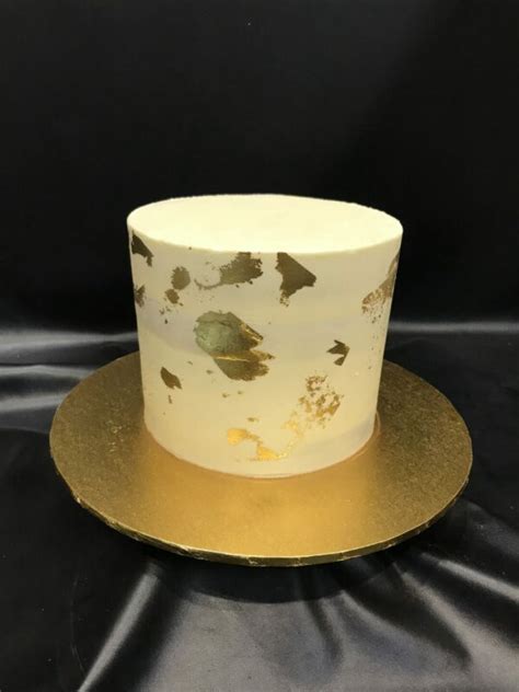 Undecorated Extended Height With Gold Leaf Heidelberg Cakes