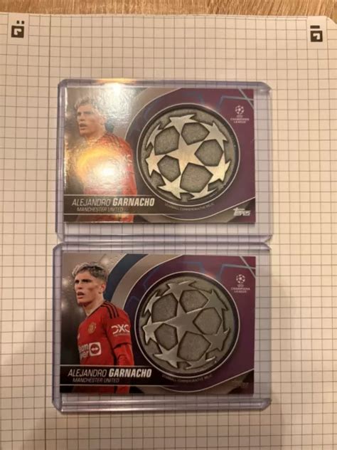 Topps Uefa Club Competition Alejandro Garnacho Starball Relic