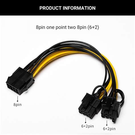 Jual Kabel Power Vga Splitter Pin To Dual Pin Pin Murah Shopee