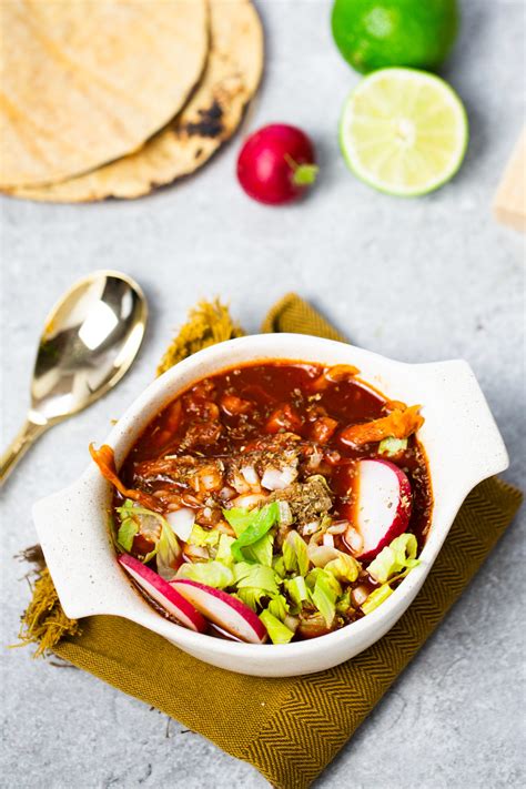 Pozole Rojo Vegano Sabor Aut Ntico Mexicano Receta F Cil