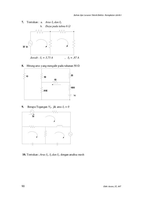 Rangkaian Listrik 32 Bahan Ajar Jurusan Teknik Elektro Ramgkaian