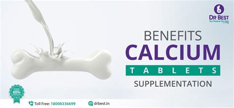 Advantages of using calcium tablets supplementation