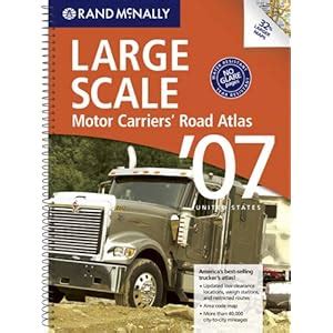 Rand Mcnally Large Scale Motor Carriers Road Atlas